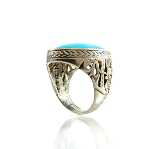 Gents Turquoise Ring