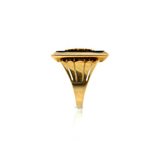 Load image into Gallery viewer, Gents Onyx Crest Ring