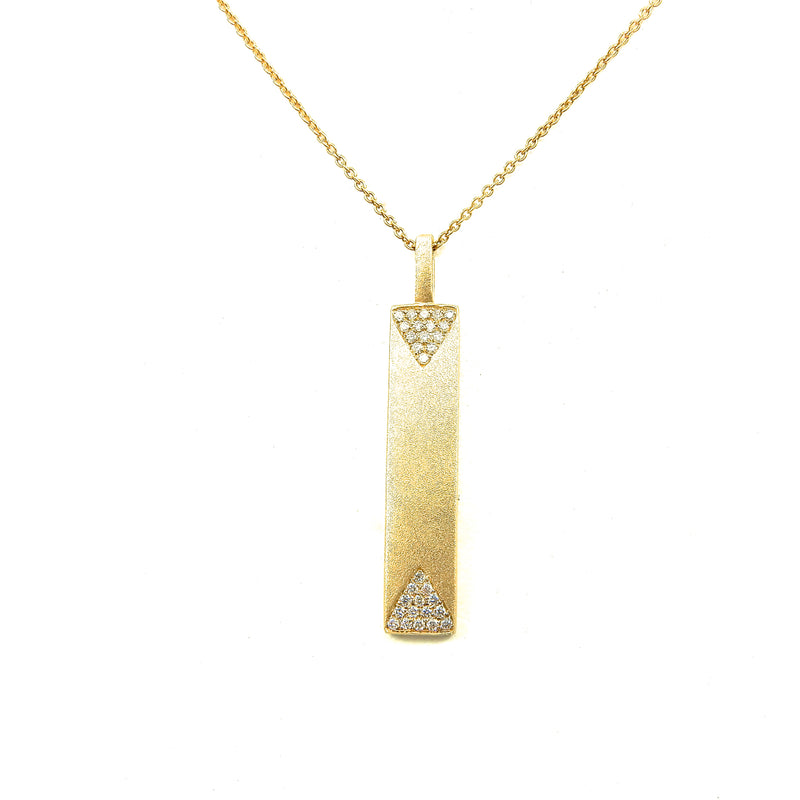 Diamond Bar Necklace