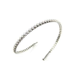 Flexible Diamond Tennis Bracelet