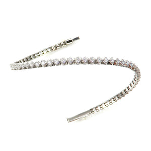 Flexible Diamond Tennis Bracelet