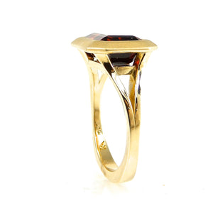 Infinity Red Tourmaline Ring
