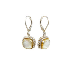 Load image into Gallery viewer, Bali Mother of Pearl Doublet Earrings