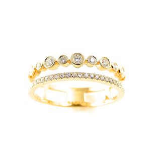 Diamond Double Ring