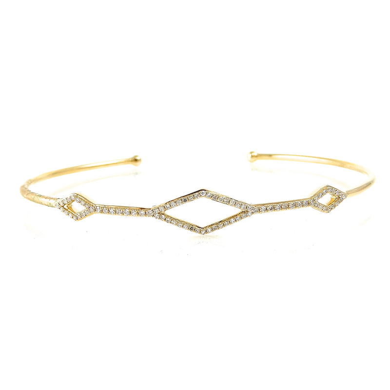 Diamond Shaped Light Bangle