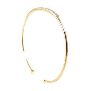 Pave Diamond Skinny Bangle
