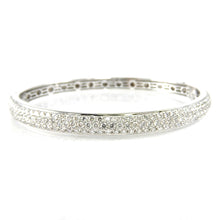Load image into Gallery viewer, Pave Diamond Bangle Twist Hinge