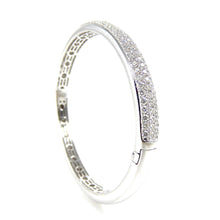 Load image into Gallery viewer, Pave Diamond Bangle Twist Hinge
