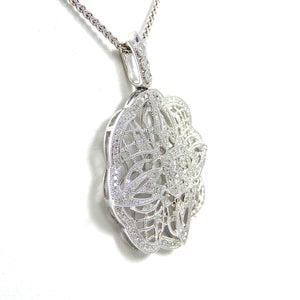 Diamond Filigree Pendant