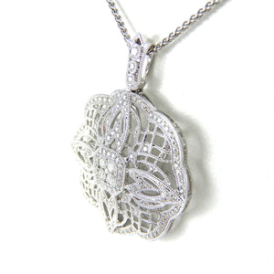 Diamond Filigree Pendant