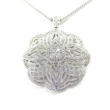 Load image into Gallery viewer, Diamond Filigree Pendant