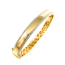 Load image into Gallery viewer, Diamond double row bangle
