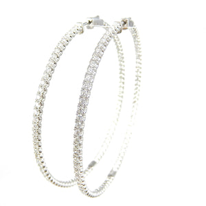 2.5" Diamond Hoops