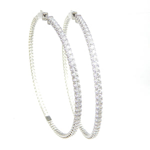 2.5" Diamond Hoops