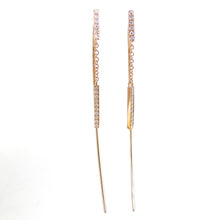 Load image into Gallery viewer, Diamond Dangle Earringsea