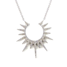 Load image into Gallery viewer, Diamond Sunburst Necklace