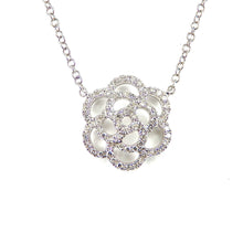 Load image into Gallery viewer, Diamond Swirl Necklace