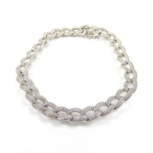 Load image into Gallery viewer, Diamond Curb Chain Bracelet