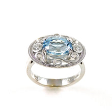 Load image into Gallery viewer, custom aquamarine ring
