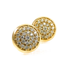 Load image into Gallery viewer, Pave Diamond Stud Earrings