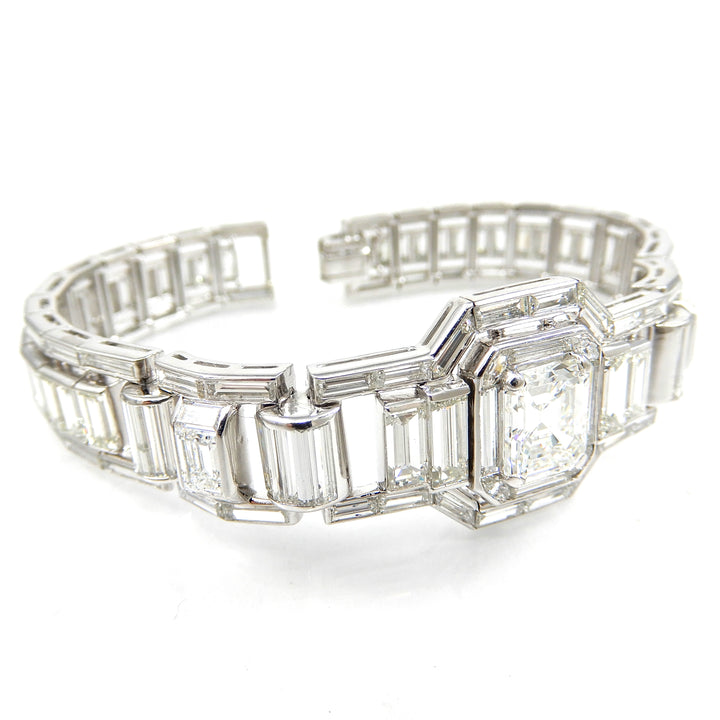 Milgrain Chain Link Diamond Tennis Bracelet in 14kt at Dia