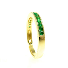 Load image into Gallery viewer, Emerald Stackable Band