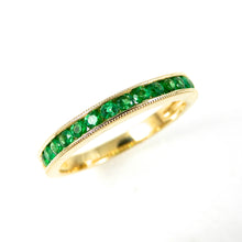Load image into Gallery viewer, Emerald Stackable Band