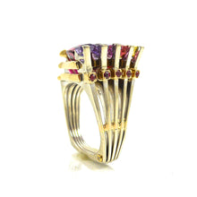 Load image into Gallery viewer, Design Award Winner Multi gemstone ring