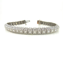 Load image into Gallery viewer, Filigree Diamond Tennis Bracelet