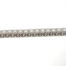 Load image into Gallery viewer, Filigree Diamond Tennis Bracelet