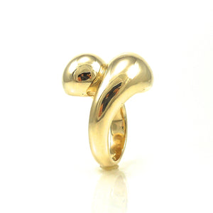 handcrafted yellow gold ring