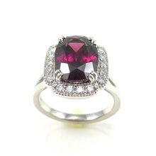 Load image into Gallery viewer, Raspberry Garnet Ring