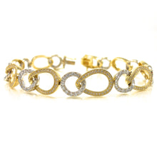 Load image into Gallery viewer, 14k white and yellow-gold bracelet