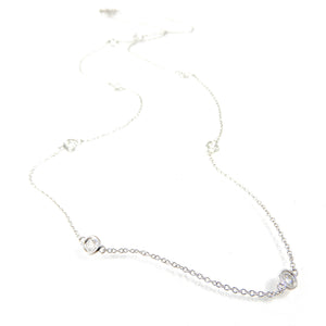 Diamond Bezel Necklace
