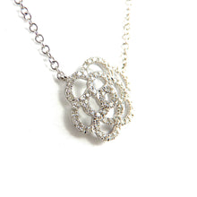 Load image into Gallery viewer, Diamond Swirl Necklace