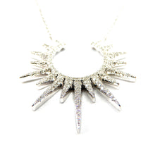 Load image into Gallery viewer, Diamond Sunburst Necklace