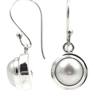 Bali Sterling Silver Earrings with Freshwater Pearls