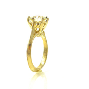 CUSTOM SOLITAIRE ENGAGEMENT RING
