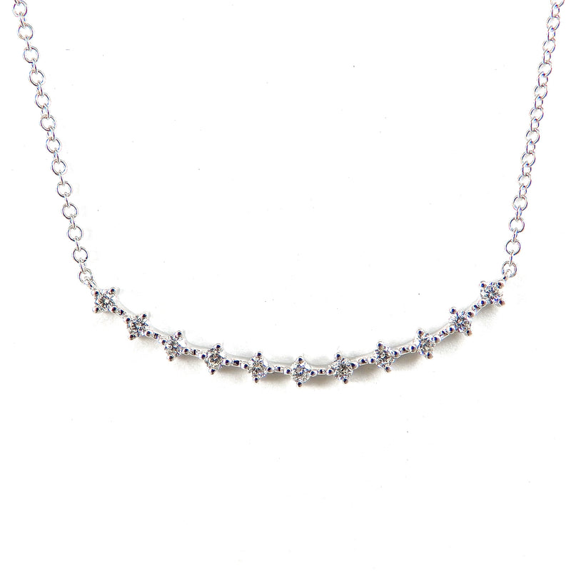 Diamond Bar Necklace