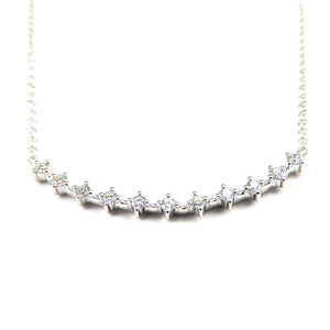 Diamond Bar Necklace