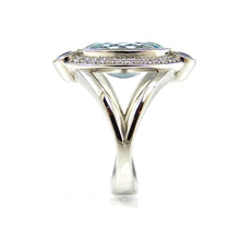 Load image into Gallery viewer, Glow Aquamarine, Ceylon Sapphire &amp; Diamond Ring