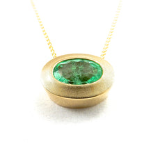 Load image into Gallery viewer, Infinity Green Beryl Slide Pendant