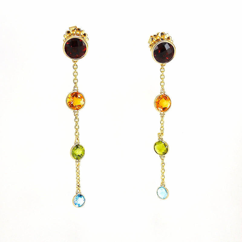 Multi Gemstone Earrings