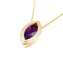 Load image into Gallery viewer, Infinity Amethyst Slide Pendant