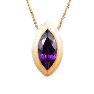 Infinity Amethyst Slide Pendant