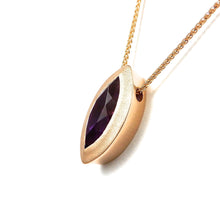 Load image into Gallery viewer, Infinity Amethyst Slide Pendant
