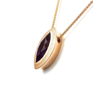 Infinity Amethyst Slide Pendant