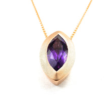 Load image into Gallery viewer, Infinity Amethyst Slide Pendant