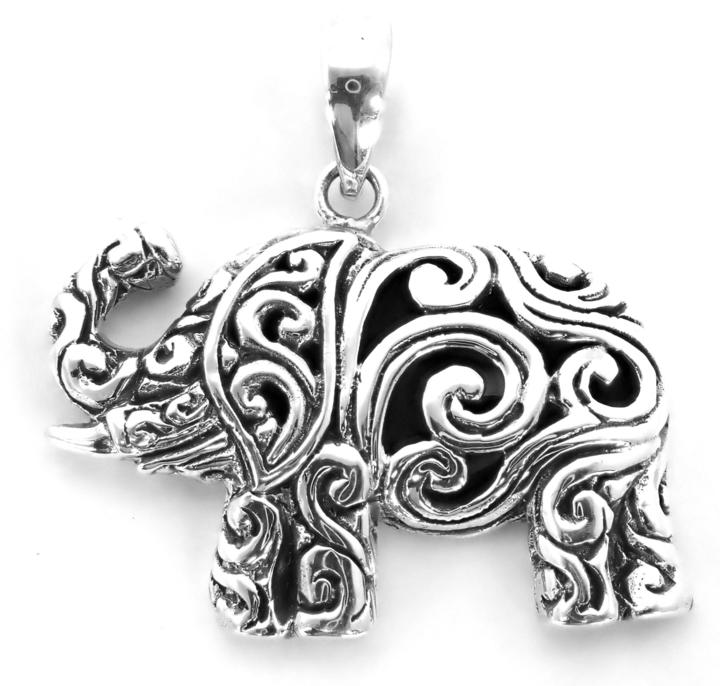 Bali Sterling Silver Elephant Pendant – T.K. Anderson Designs - Fine Jewelry