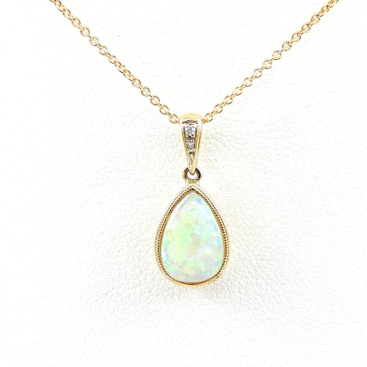 Pear Shape Opal Pendant – Anderson Designs Fine Jewelry